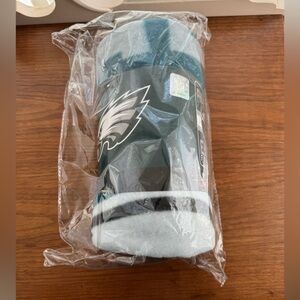 NFL Philadelphia Eagles Plush Throw Blanket - Dark Green & White 50”x60”